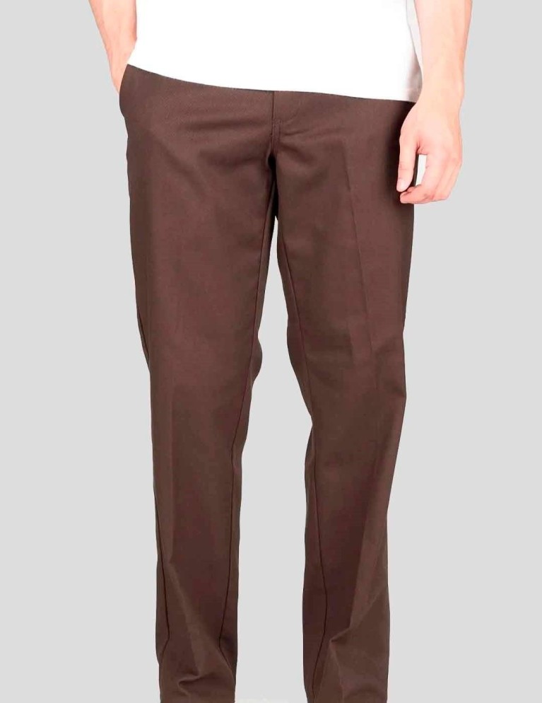 Pantalon DICKIES x vincent alvarez twill pant dark brown